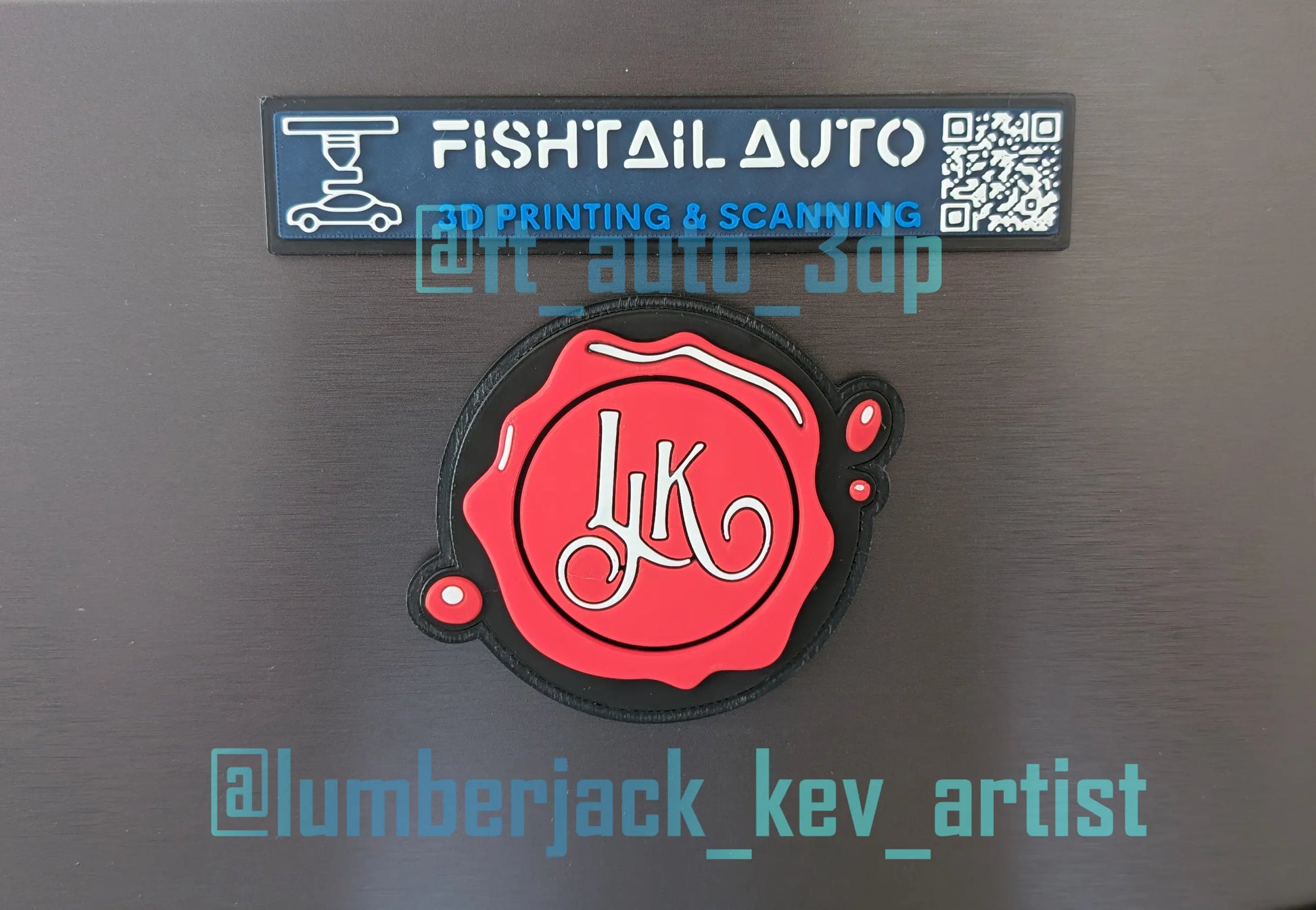 FTA3DP Custom Brand Merch Magnets - Fishtail Auto 3D Printing and Scanning