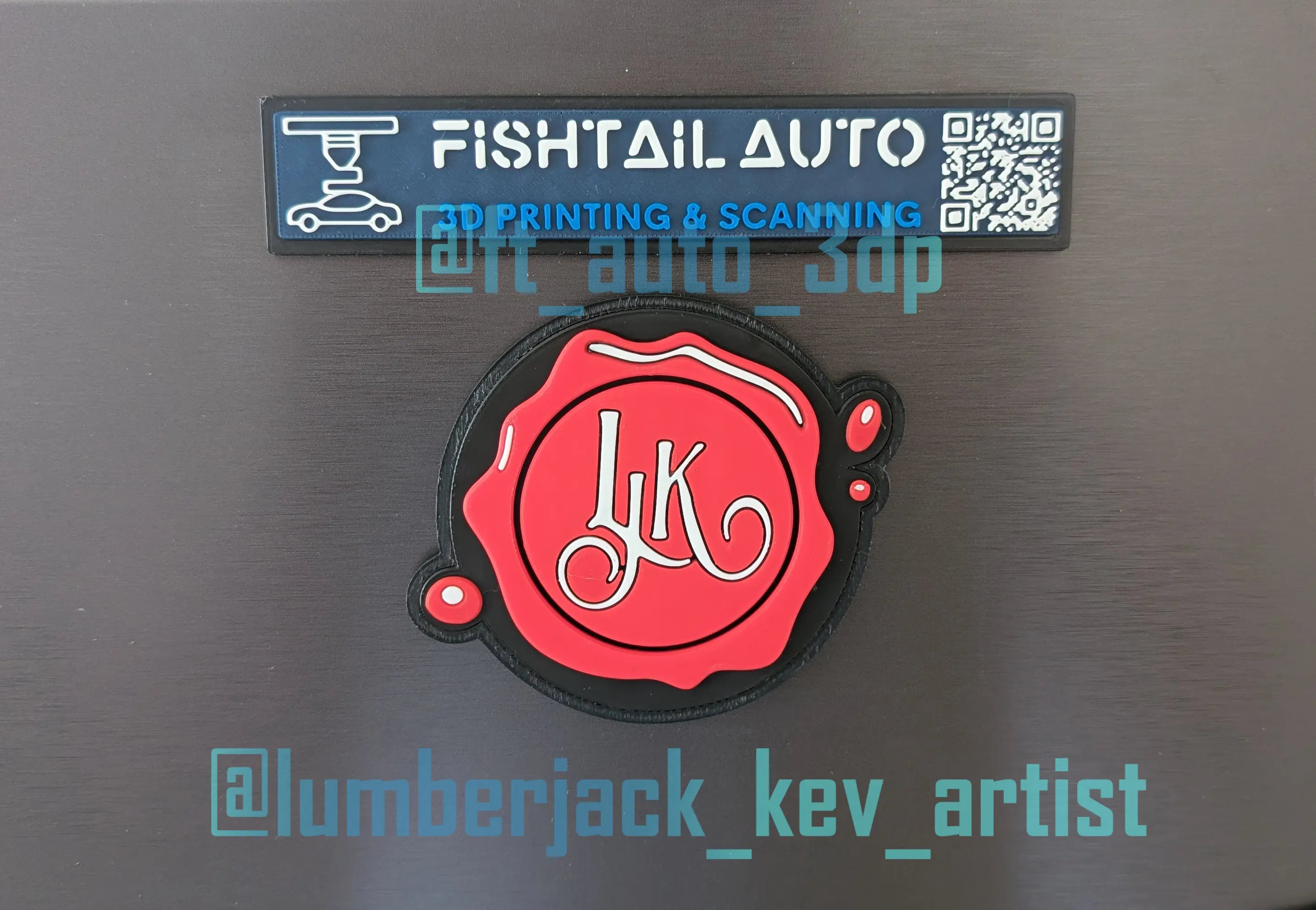 FTA3DP Custom Brand Merch Magnets - Fishtail Auto 3D Printing and Scanning
