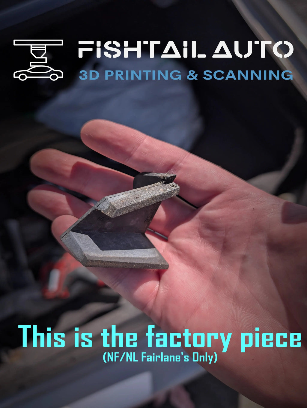 Ford Fairlane Taillight Rubber Seals (pair) - NF/NL - FTA3DP Fishtail Auto 3D Printing and Scanning