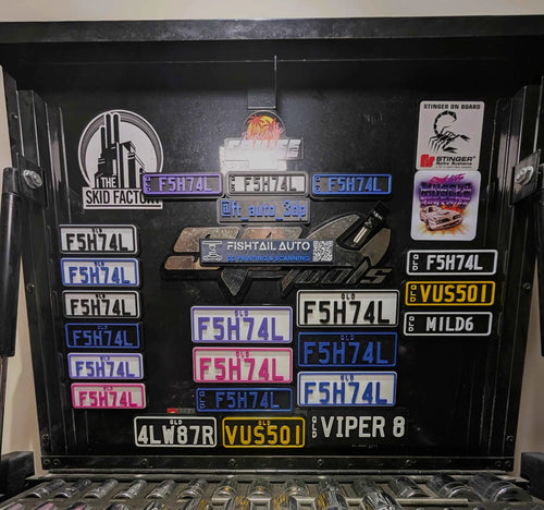 FTA3DP Personalised License Plate Toolbox/Fridge Magnets