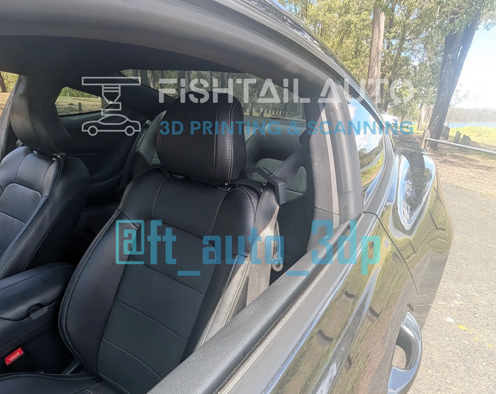 FTA3DP Ford Mustang S550 Seatbelt Guides (Pair) Fishtail Auto 3D Printing and Scanning